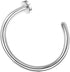 Women Fake Stainless Steel Nose Ring