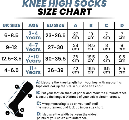 Girls Cotton Rich Knee High Bow Socks