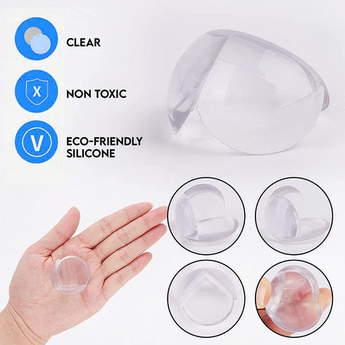 Soft & Transparent Baby Proofing Safety Corner Protectors For Furnitures