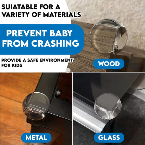 Soft & Transparent Baby Proofing Safety Corner Protectors For Furnitures