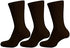 3 & 6 Pairs Cotton Rich Plain Ankle School Socks