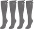 Girls Cotton Rich Knee High Bow Socks
